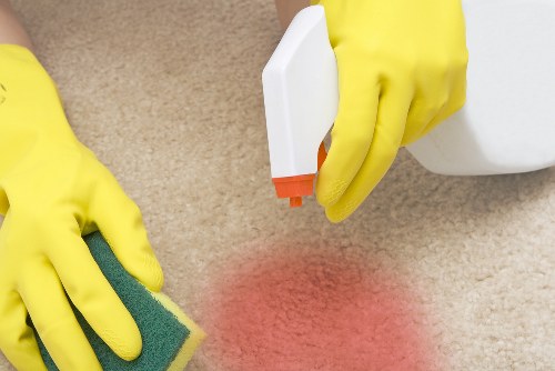 Professional upholstery cleaning in a Charing Cross living room