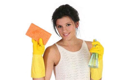 Removing stains from a mattress during cleaning
