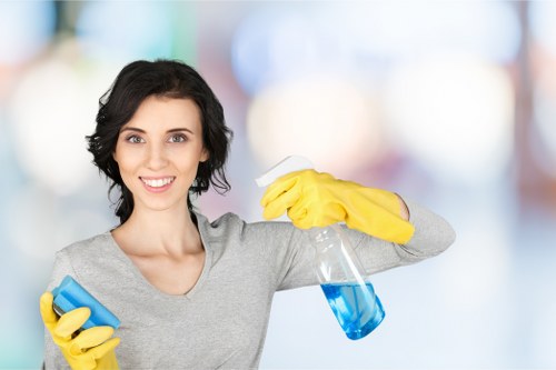 Professional reviewing resolution options for a carpet cleaning complaint
