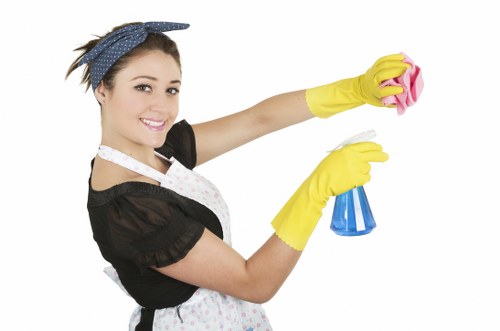 Professional carpet cleaning equipment in a busy Charing Cross property